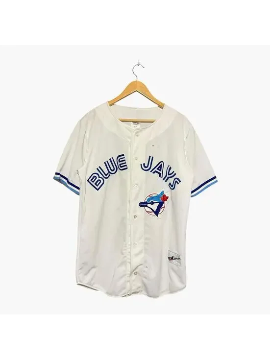 Vintage Toronto Blue Jays Baseball Jersey XL MLB Ravens Men’s - Picture 1 of 13